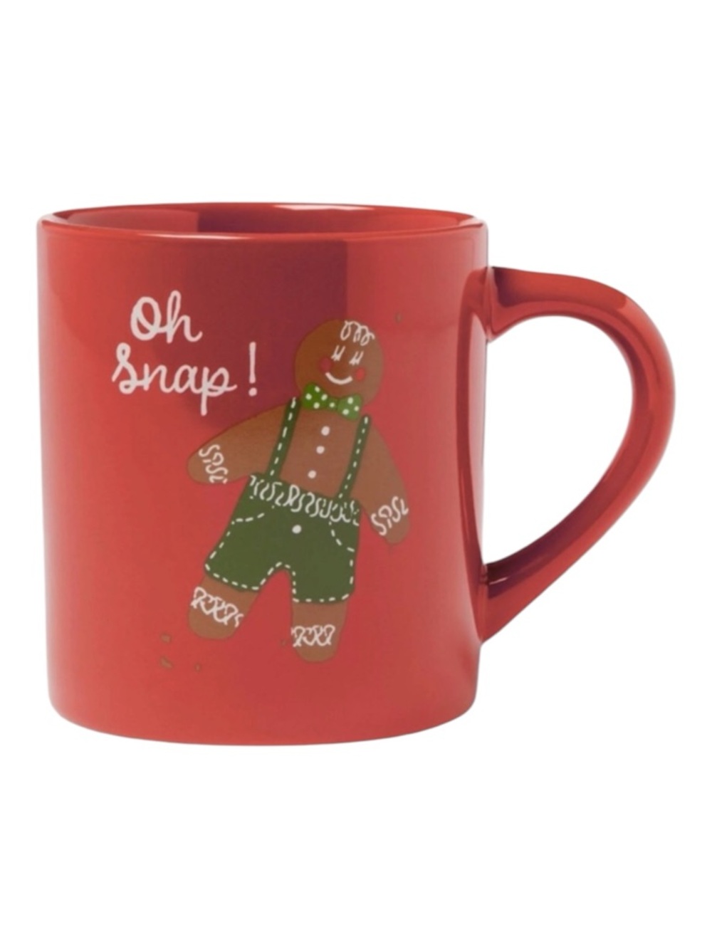 Threshold “Oh Snap” Gingerbread Boy Mug in Red